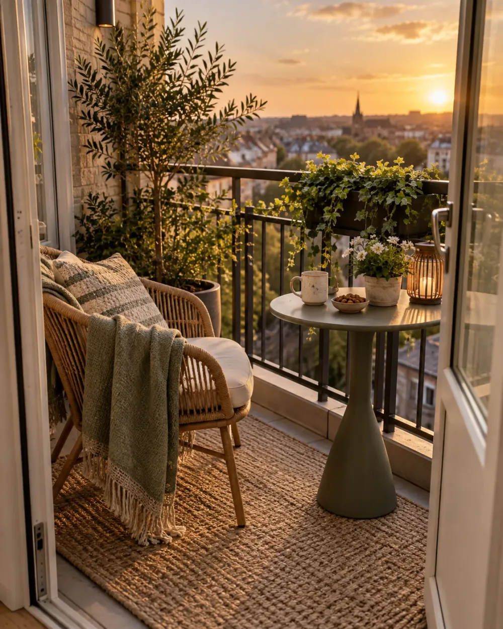 Decorating concept: Turning a chair inward can change the view from the seat.