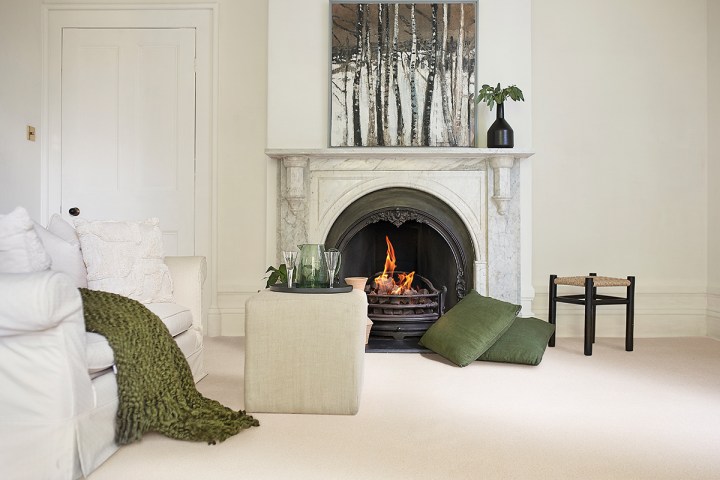 Wilton Royal collection, Royal Charter Deluxe, Ivory carpet from £39 per m2, Abingdon Flooring, abingdonflooring.co.uk.