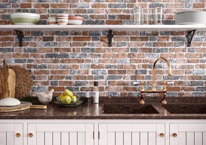 Rustic Masonry Archaic Multicolour Brick Effect Wall Tiles, £29.95, wallsandfloors.co.uk